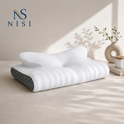Nisi Ortopedik 100% Visko Boyun Destekli Yastık