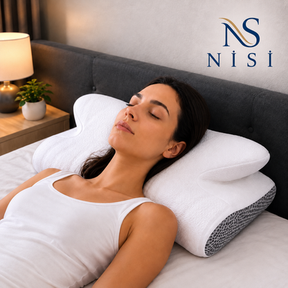 Nisi Ortopedik 100% Visko Boyun Destekli Yastık